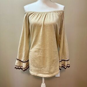 Lildy Boho Off The Shoulder Tunic Size Small/Medium